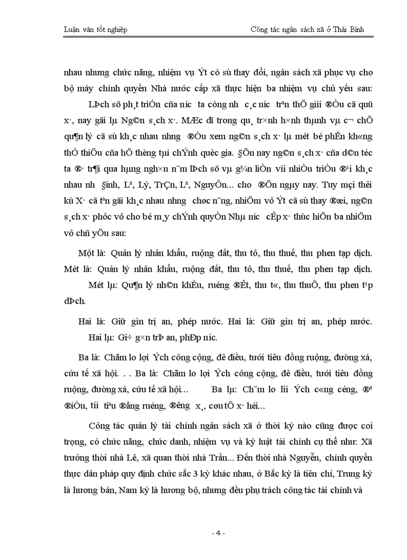 image for page Quản lý ngân sách xã trên địa bàn tỉnh Thái Bình - Thực trạngvà giải pháp
