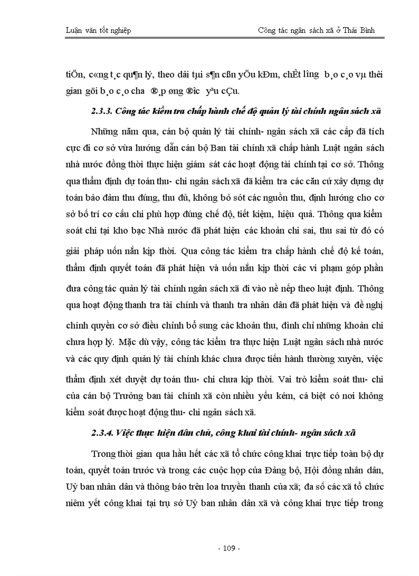 image for page Quản lý ngân sách xã trên địa bàn tỉnh Thái Bình - Thực trạngvà giải pháp