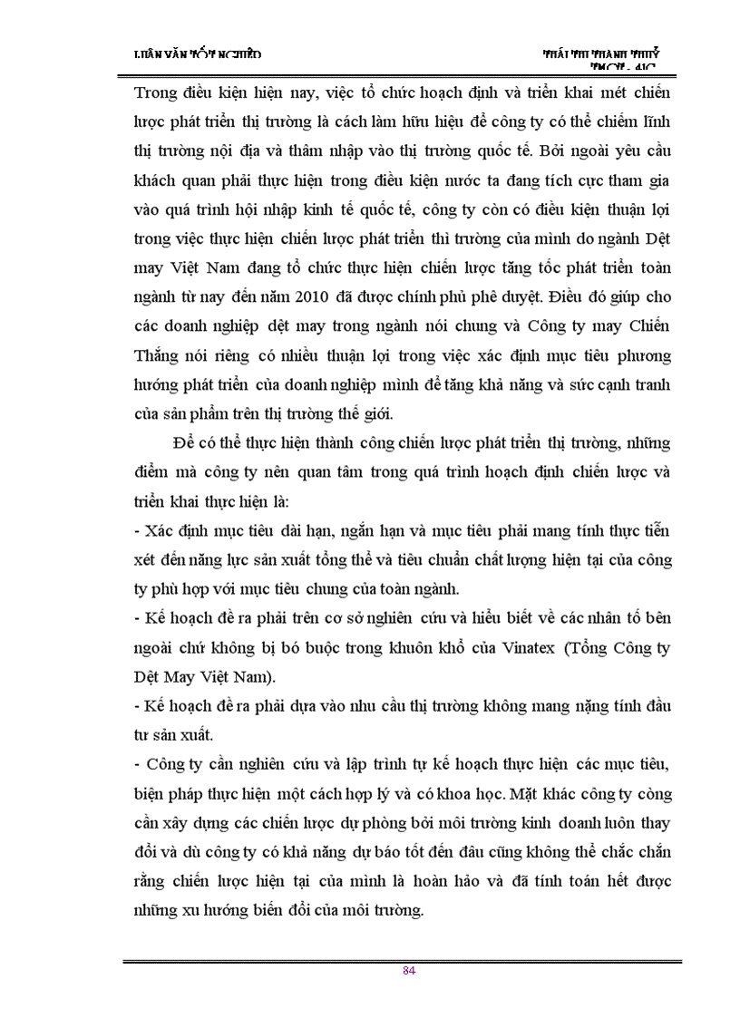 image for page Giải pháp thúc đẩy hoạt động kinh doanh xuất khẩu cuả Công ty may Chiến Thắng