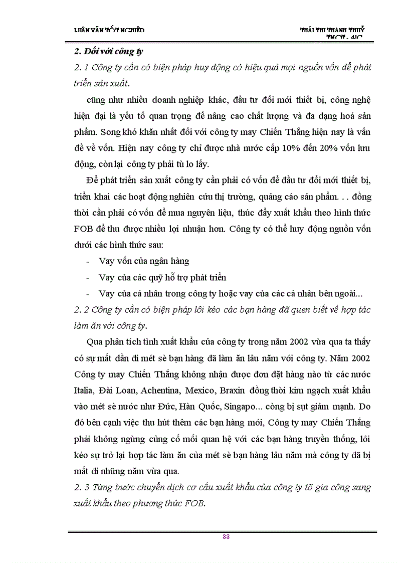 image for page Giải pháp thúc đẩy hoạt động kinh doanh xuất khẩu cuả Công ty may Chiến Thắng