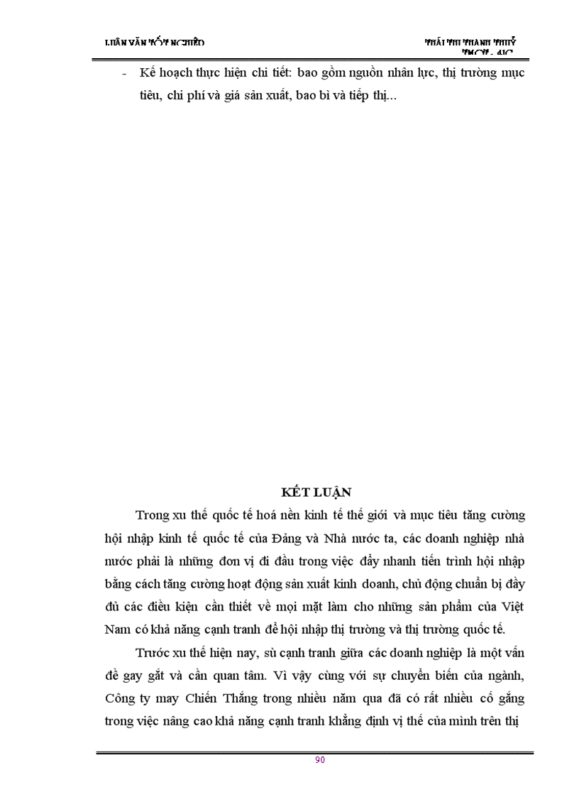 image for page Giải pháp thúc đẩy hoạt động kinh doanh xuất khẩu cuả Công ty may Chiến Thắng