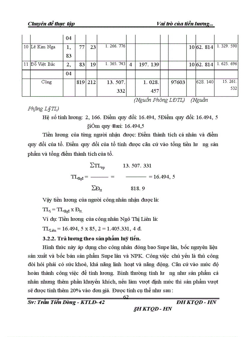 image for page Vai trò của tiền lương trong nâng cao năng xuất lao động tại Công ty Supe phốt phát và hoá chất Lâm Thao