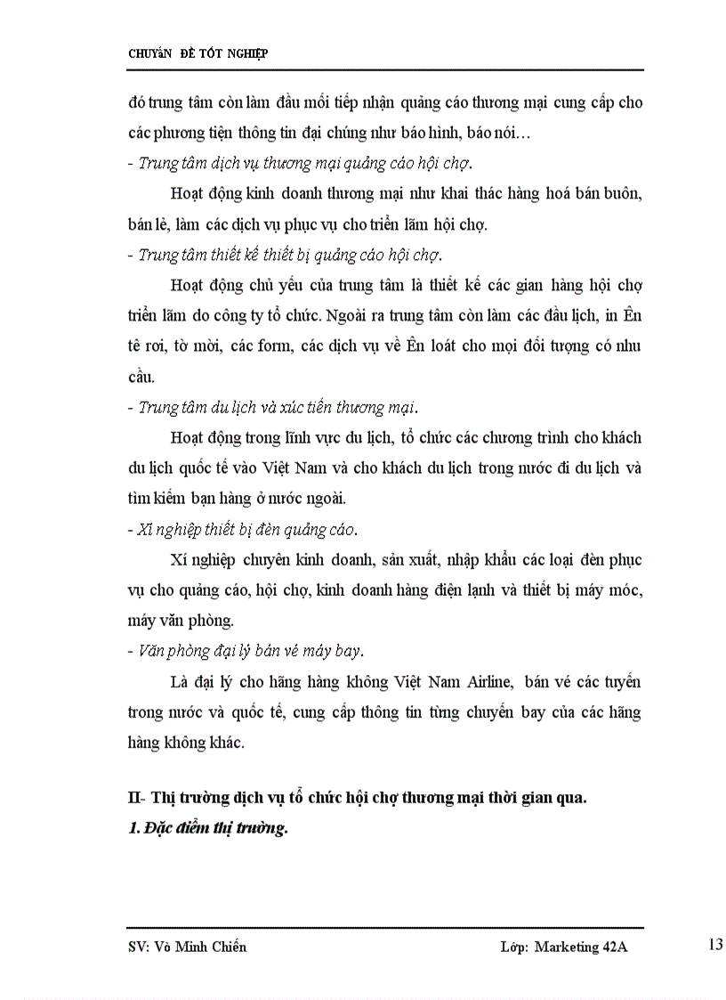 image for page Nghiên cứu nhu cầu tham dự hội chợ thương mại của các doanh nghiệp Việt Nam nhằm nâng cao chất lượng dịch vụ hội chợ thương mại do VINEXAD tổ chức