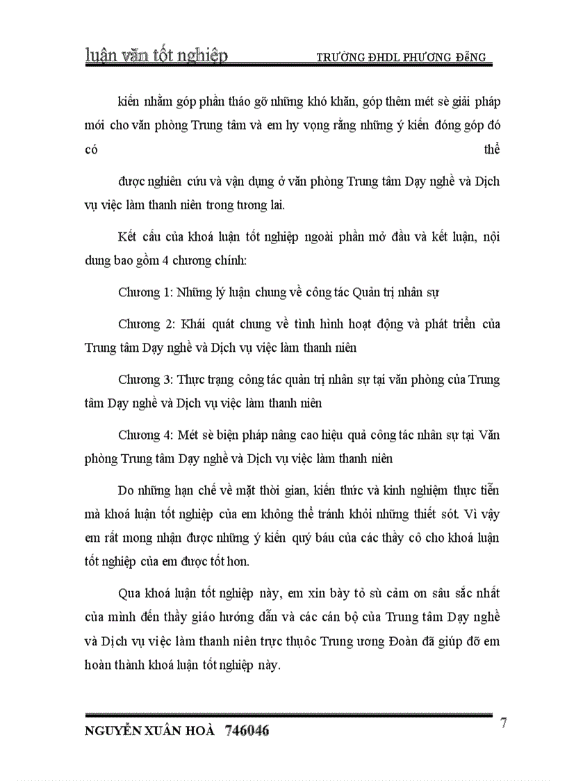 image for page Một số biện pháp nâng cao hiệu quả công tác nhân sự tại văn phòng của Trung tâm Dạy nghề và Dịch vụ việc làm thanh niên trực thuộc Trung ương Đoàn Thanh niên cộng sản Hồ chí Minh