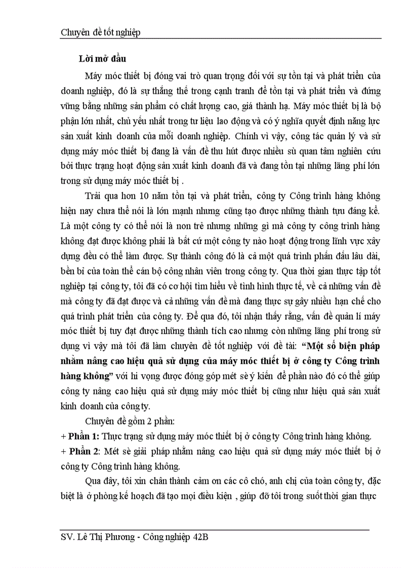 image for page Một số biện pháp nhằm nâng cao hiệu quả sử dụng của máy móc thiết bị ở công ty Công trình hàng không