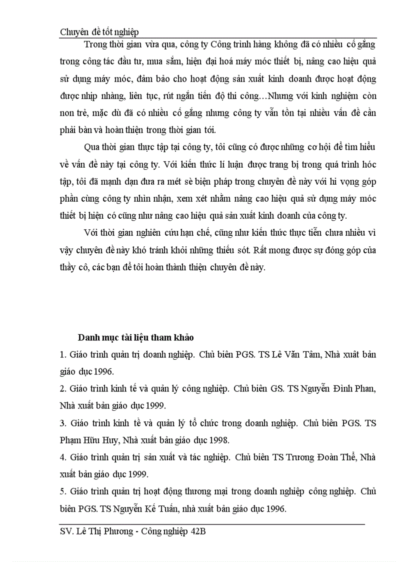 image for page Một số biện pháp nhằm nâng cao hiệu quả sử dụng của máy móc thiết bị ở công ty Công trình hàng không