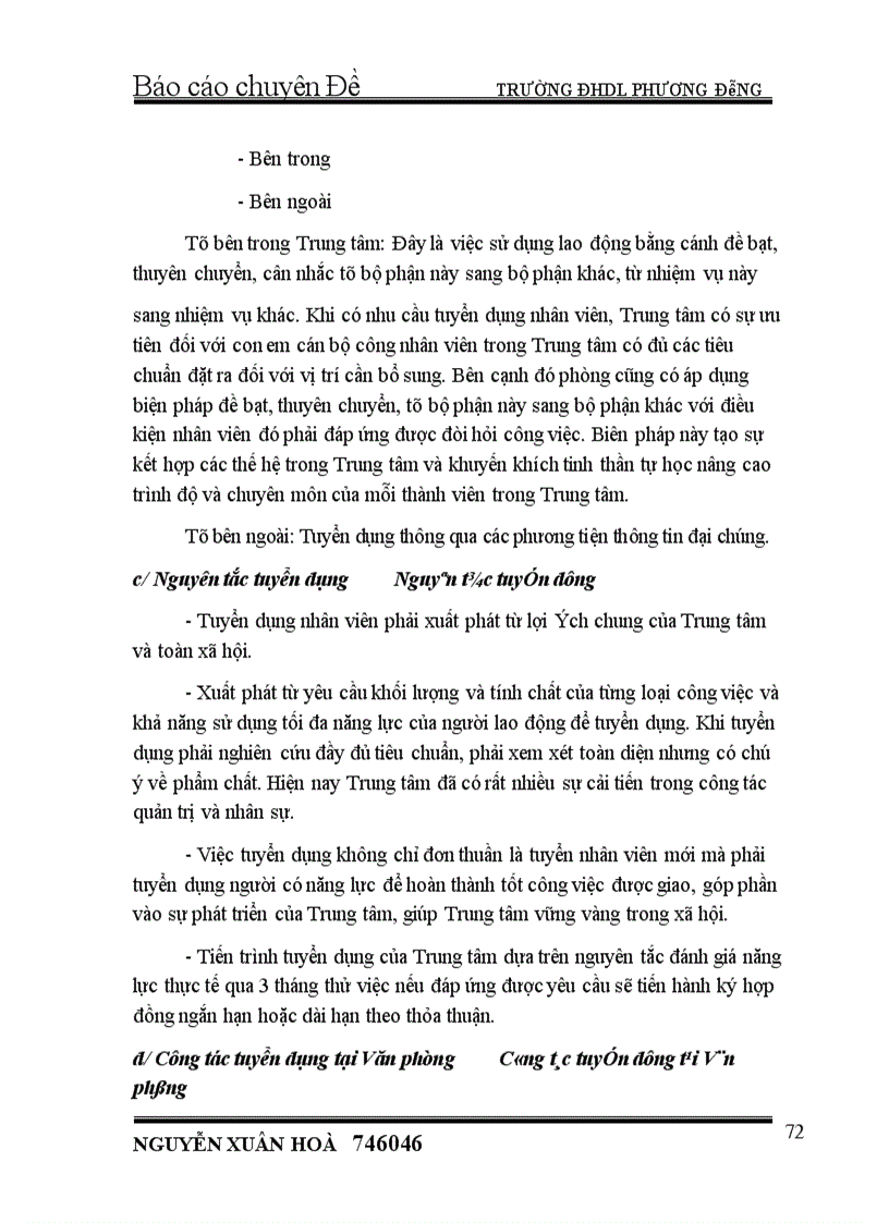 image for page Nâng cao hiệu quả công tác quản trị nhân sự trong văn phòng của Trung tâm Dạy nghề và Dịch vụ việc làm thanh niên