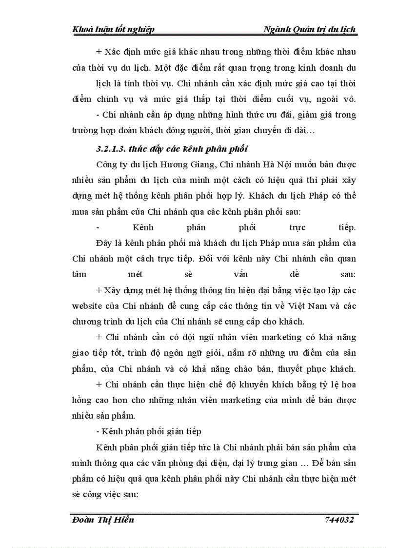image for page Một số giải pháp khai thác thị trường khách du lịch Pháp tại Công ty du lịch Hương Giang, Chi nhánh Hà Nội