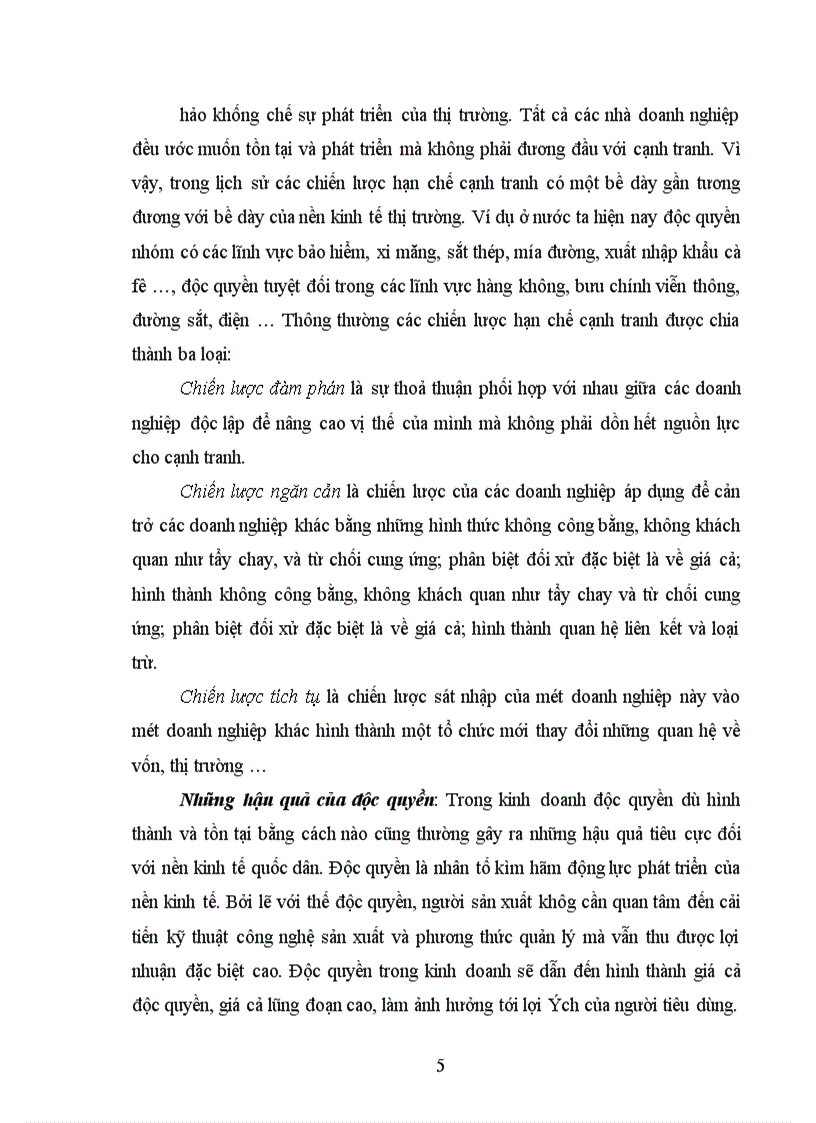 image for page Thực trạng cạnh tranh và sử dụng công cụ Marketing trong cạnh tranh