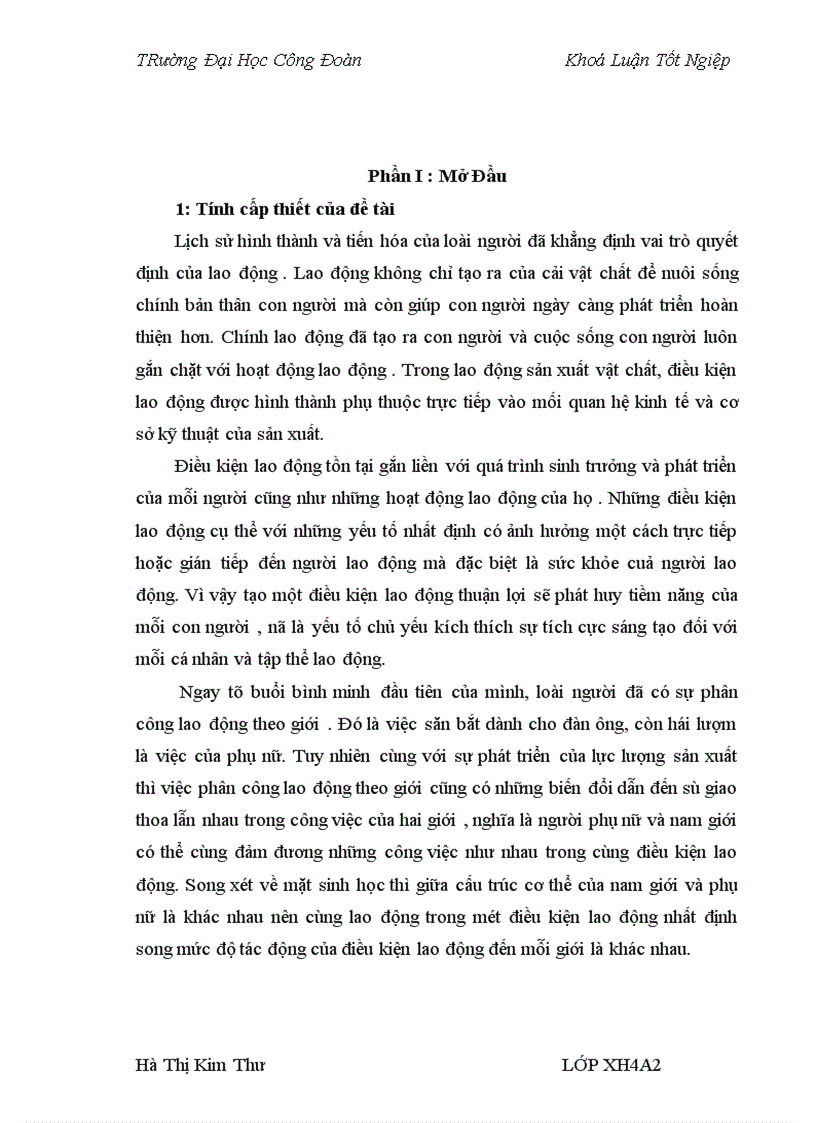 image for page Ảnh hưởng của điều kiện lao động tới sức khỏe của nữ công nhân Công ty Xi măng - Đá vôi Phú Thọ