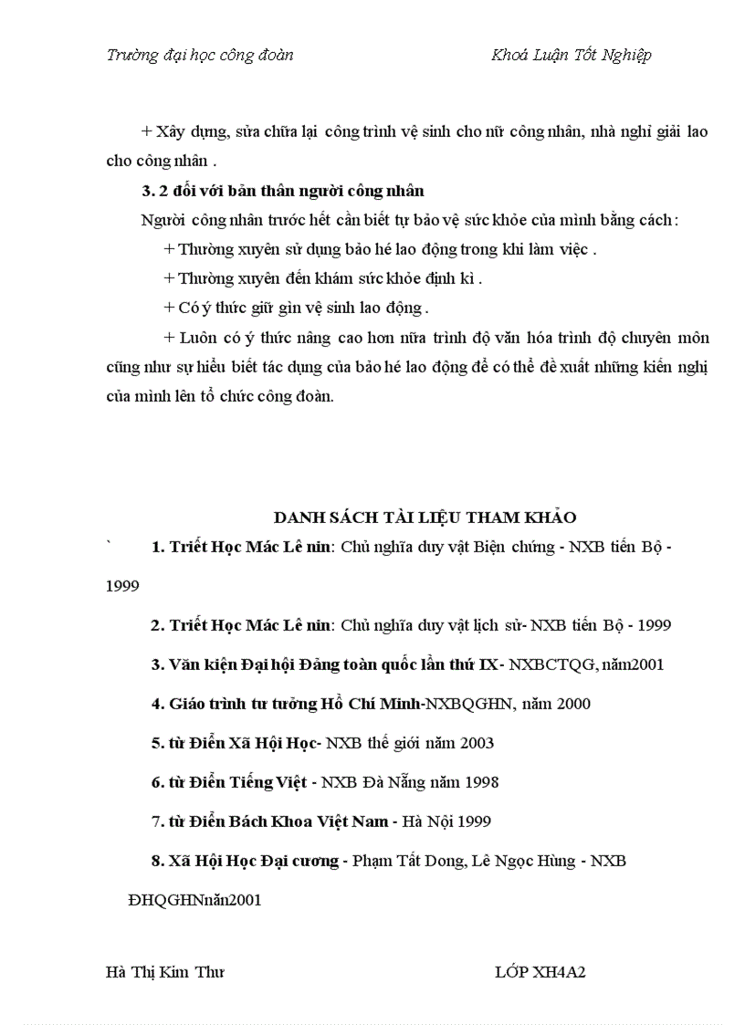 image for page Ảnh hưởng của điều kiện lao động tới sức khỏe của nữ công nhân Công ty Xi măng - Đá vôi Phú Thọ