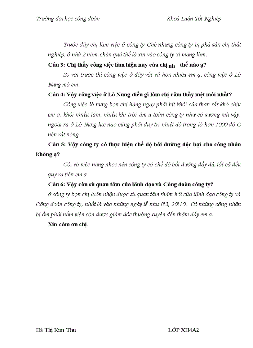 image for page Ảnh hưởng của điều kiện lao động tới sức khỏe của nữ công nhân Công ty Xi măng - Đá vôi Phú Thọ