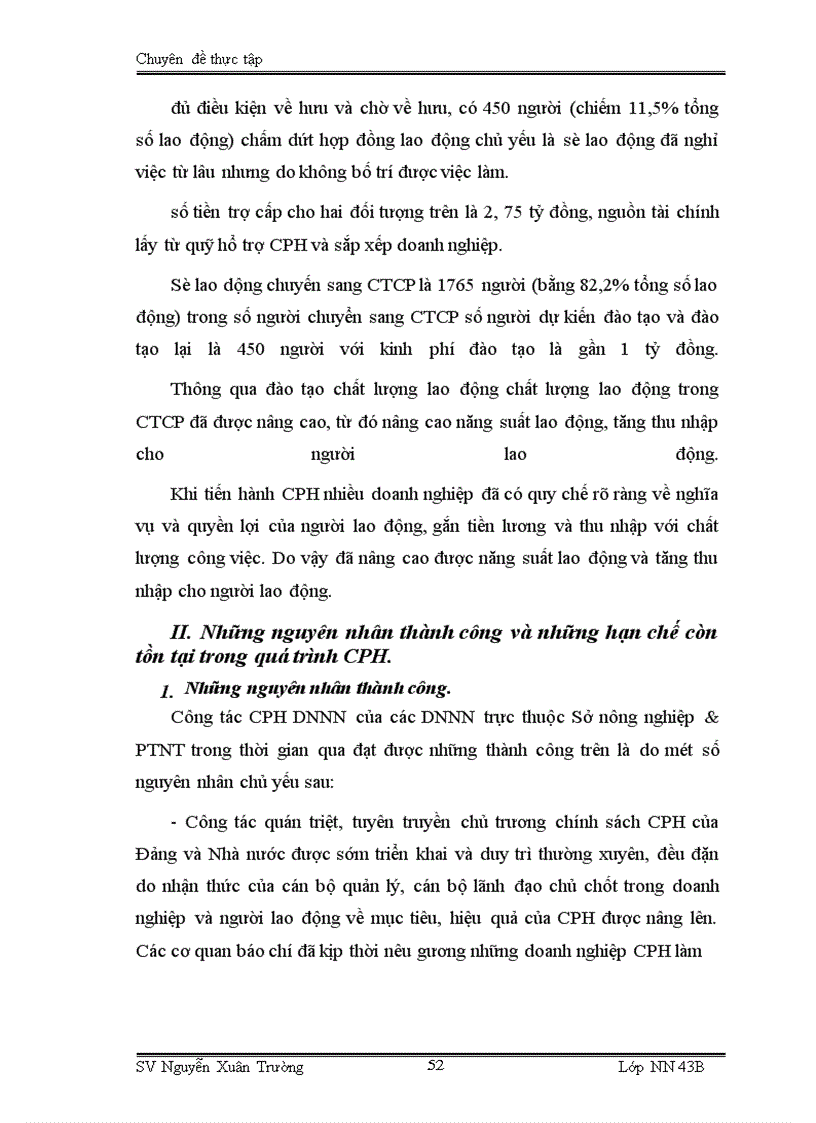 image for page Thực trạng và một số giải pháp đẩy nhanh tiến trình CPH các DNNN trực thuộc Sở Nông nghiệp & PTNT Hà Nội