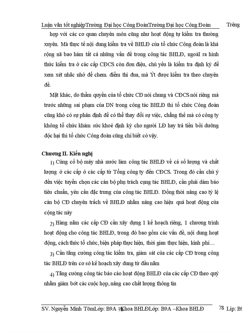 image for page Một số ý kiến đánh giá,kiến nghị, giảI pháp về hoạt động của Công đoàn các cấp trong Tổng công ty dệt may