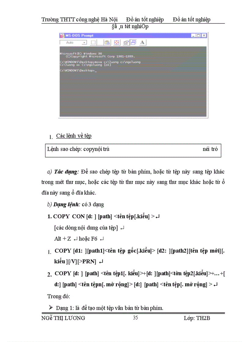 image for page Hệ điều hành MS-DOS phần cơ bản