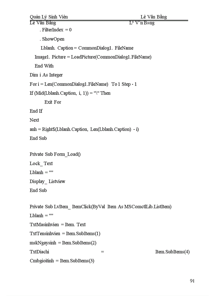 image for page Phân Tích Và Thiết Kế Hệ Thống Quản Lý Sinh Viên