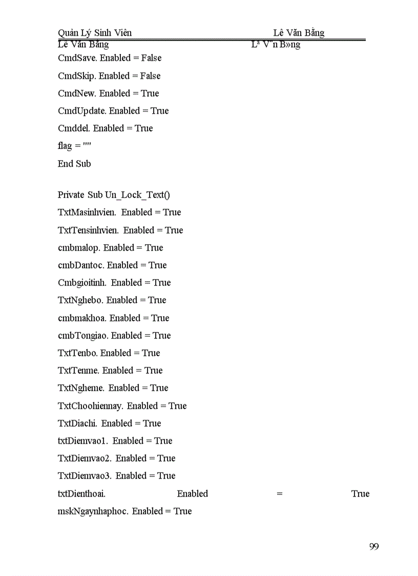 image for page Phân Tích Và Thiết Kế Hệ Thống Quản Lý Sinh Viên