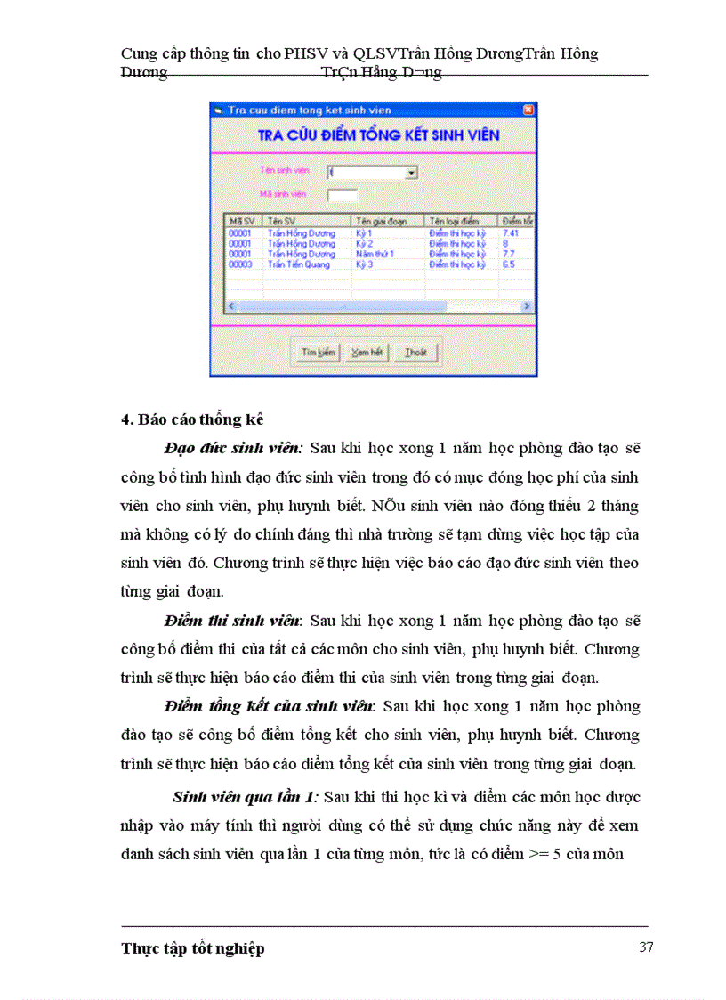 image for page Chương trình cung cấp thông tin cho phụ huynh sinh viên và quản lý sinh viên