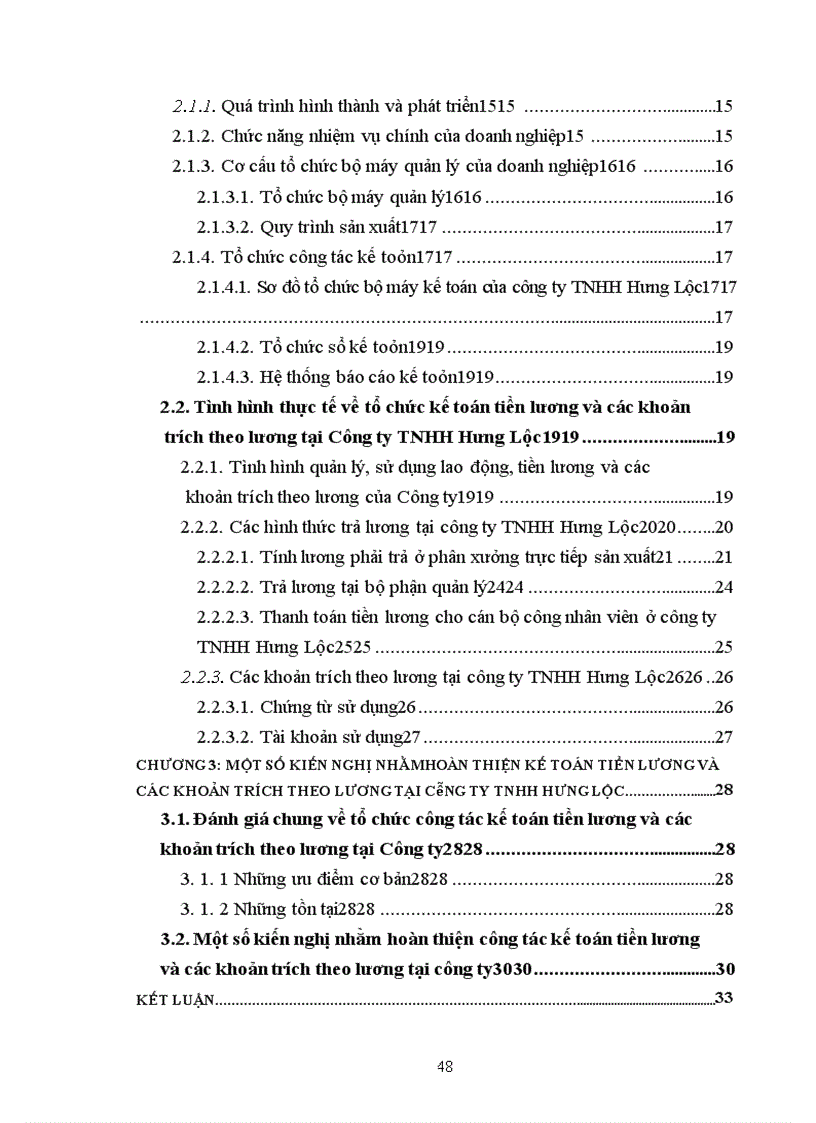 image for page Tổ chức công tác kế toán tiền lương và các khoản trích theo lương tại công ty TNHH Hưng Lộc