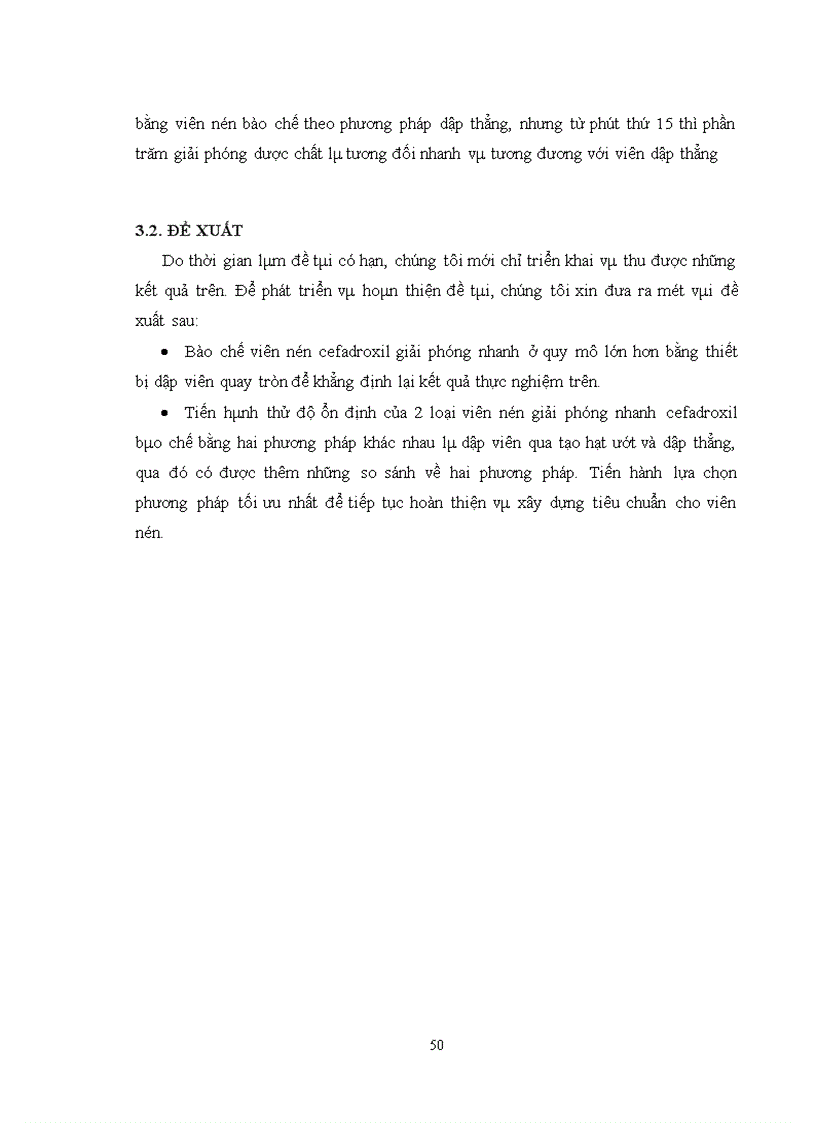 image for page Nghiên cứu bào chế viên nén cefadroxil giải phóng nhanh bằng phương pháp dập viên qua tạo hạt ướt