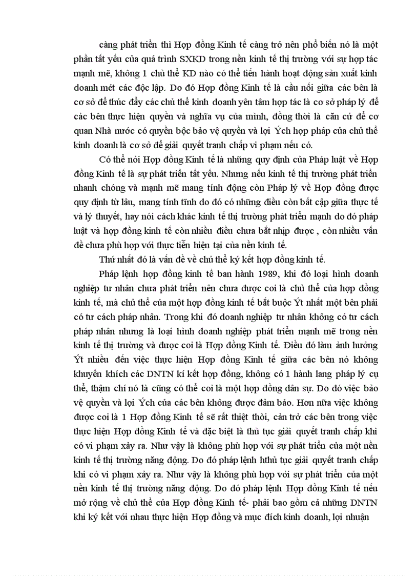 image for page Trình bày đặc điểm một bản hợp đồng kinh tế