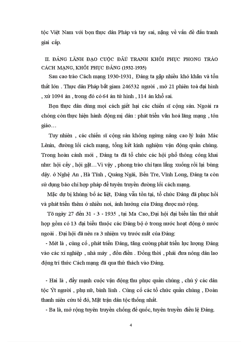 image for page Trình bày quá trình chỉ đạo chiến lược cách mạng của Đảng trong thời kỳ 1930 - 1945
