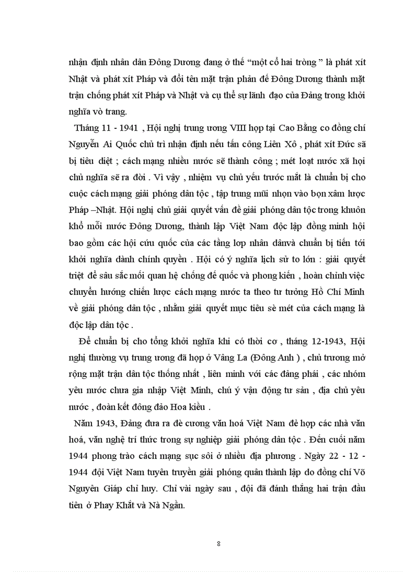 image for page Trình bày quá trình chỉ đạo chiến lược cách mạng của Đảng trong thời kỳ 1930 - 1945