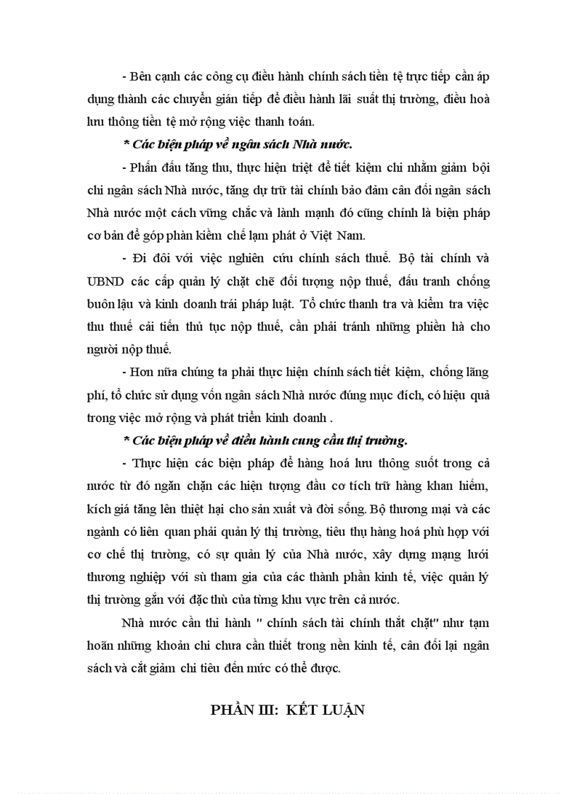 image for page Lạm phát và kiềm chế lạm phát ở Việt Nam