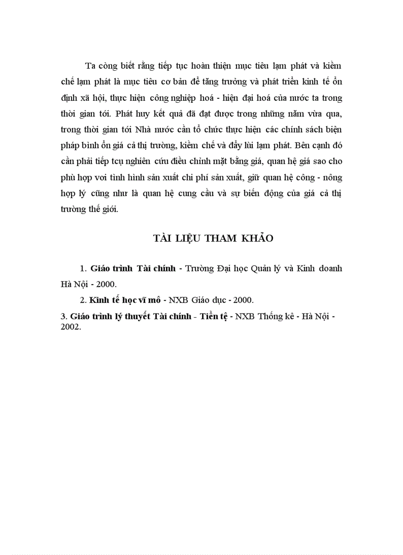 image for page Lạm phát và kiềm chế lạm phát ở Việt Nam