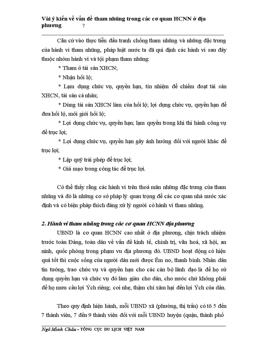 image for page Vài ý kiến về vấn đề tham nhũng trong các cơ quan HCNN ở địa phương