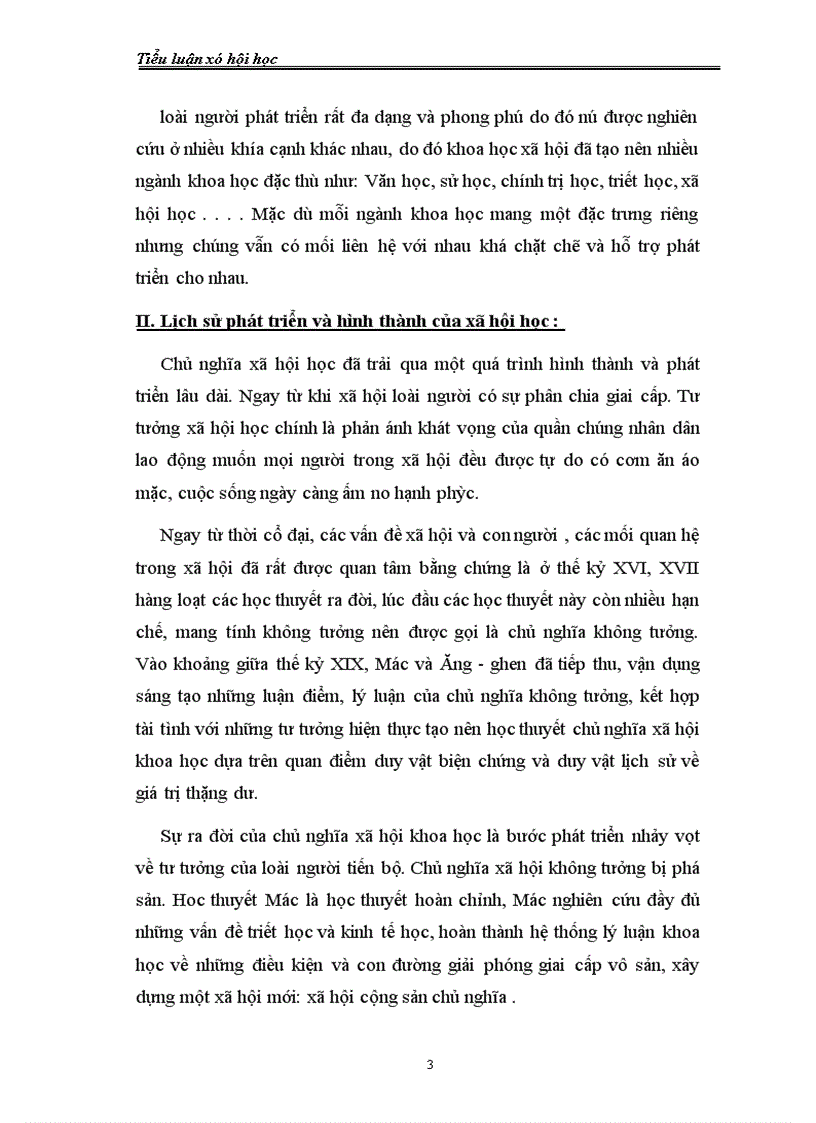 image for page Tiểu luận Xã hội học