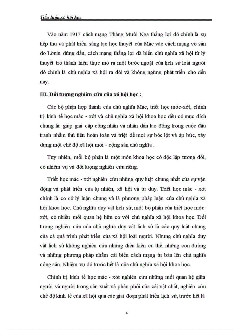 image for page Tiểu luận Xã hội học