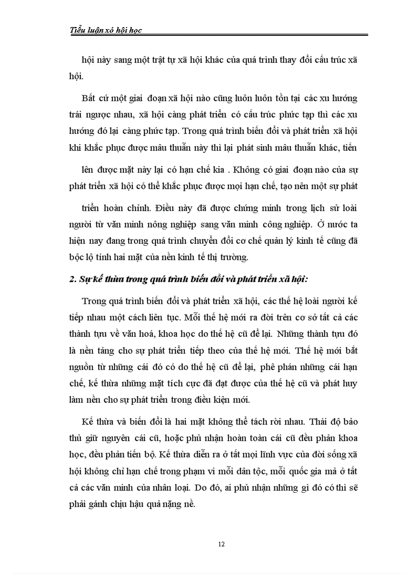 image for page Tiểu luận Xã hội học