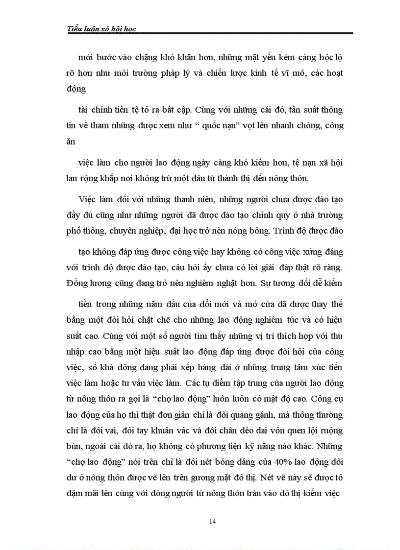 image for page Tiểu luận Xã hội học