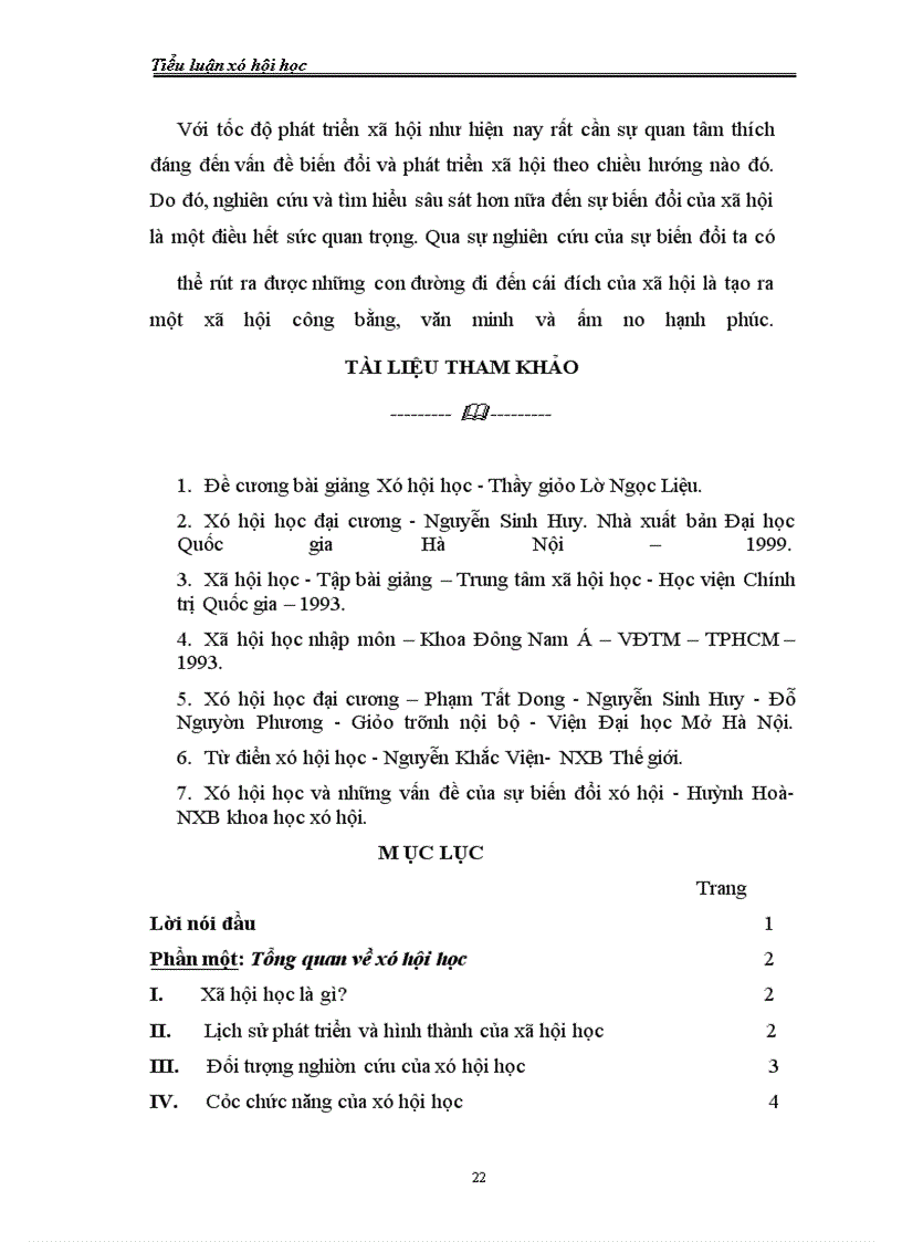 image for page Tiểu luận Xã hội học