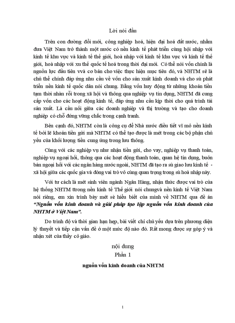 image for page Nguồn vốn kinh doanh và giải pháp tạo lập nguồn vốn kinh doanh của NHTM ở Việt Nam