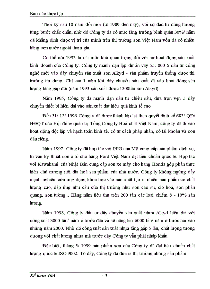 image for page Báo cáo tổng hợp tình hình tổ chức bộ máy kế toán và công tác kế toán của Công ty Sơn tổng hợp Hà Nội.