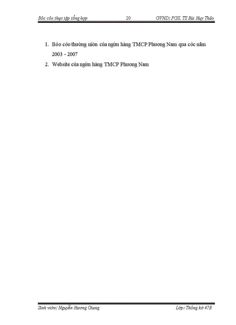 image for page Vận dụng một số phương pháp thống kê để phân tích tình hình huy động tiền gửi tiết kiệm của ngân hàng thương mại cổ phần Phương Nam chi nhánh Hà Nội