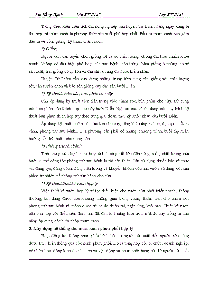 image for page Giải pháp xây dựng thương hiệu bưởi Diễn ở huyện Từ Liêm – Hà Nội