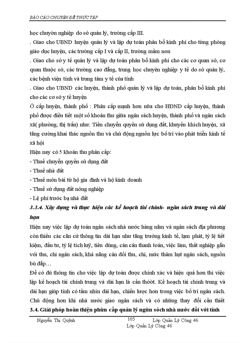 image for page Phân cấp quản lý ngân sách nhà nước giữa Tỉnh và huyện, xã ở tỉnh Bắc Ninh, giai đoạn 2004-2007- Thực trạng, phương hướng, giải pháp hoàn thiện