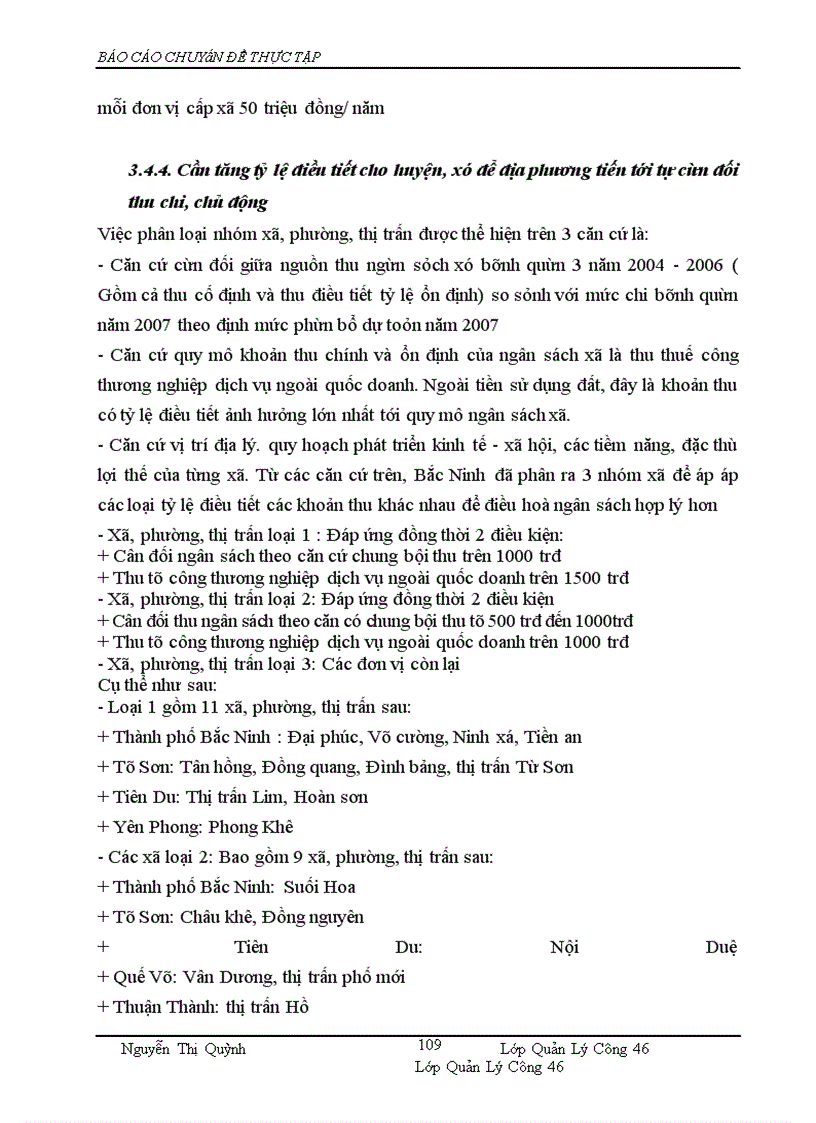 image for page Phân cấp quản lý ngân sách nhà nước giữa Tỉnh và huyện, xã ở tỉnh Bắc Ninh, giai đoạn 2004-2007- Thực trạng, phương hướng, giải pháp hoàn thiện