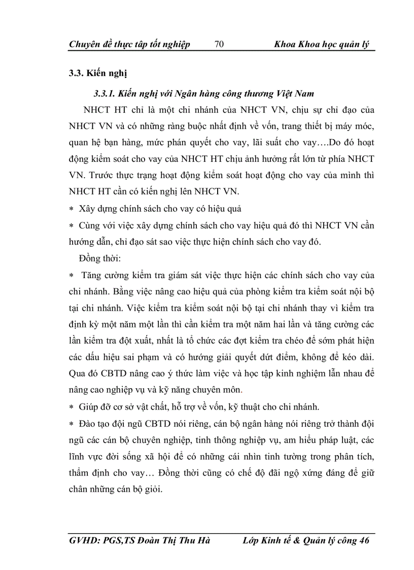 image for page Các giải pháp tăng cường kiểm soát hoạt động cho vay tại ngân hàng công thương tỉnh hà tây