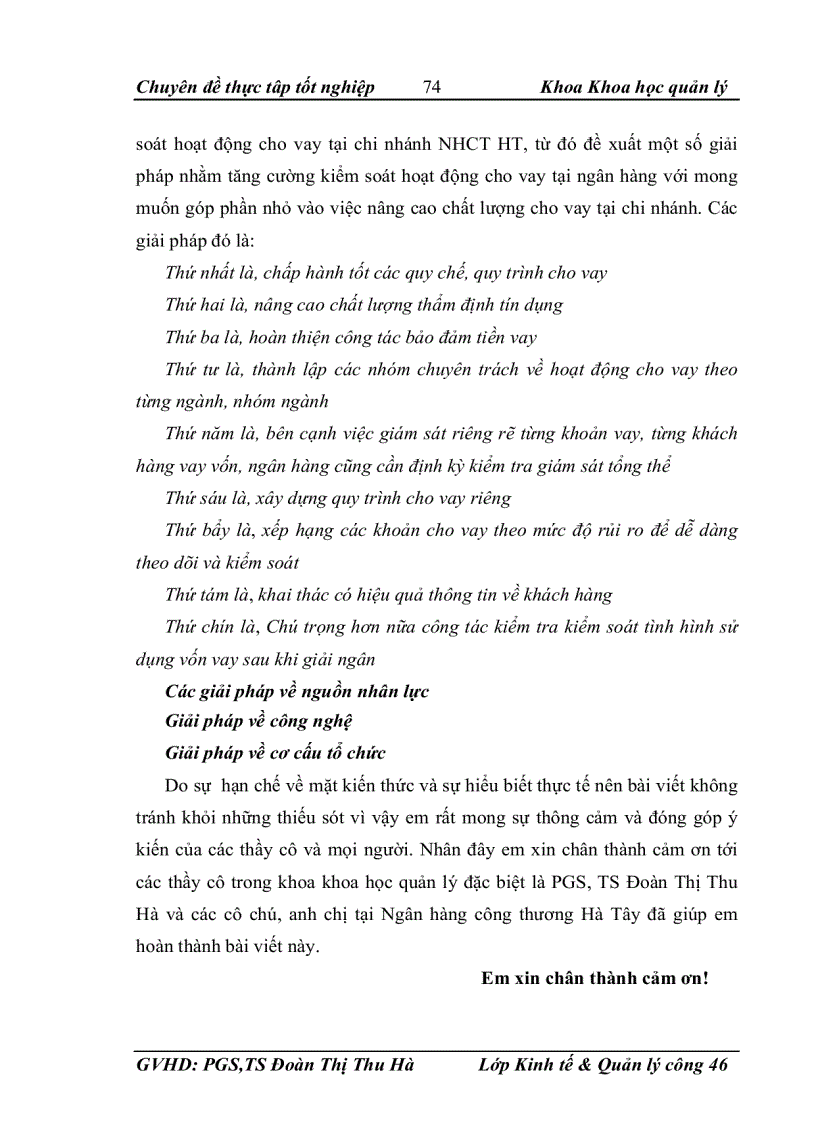 image for page Các giải pháp tăng cường kiểm soát hoạt động cho vay tại ngân hàng công thương tỉnh hà tây