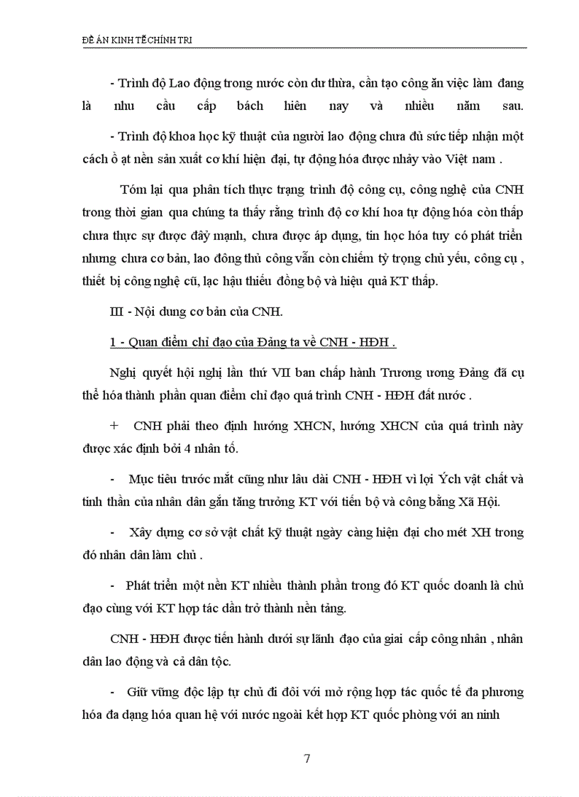 image for page Thực chất của CNH-HĐH