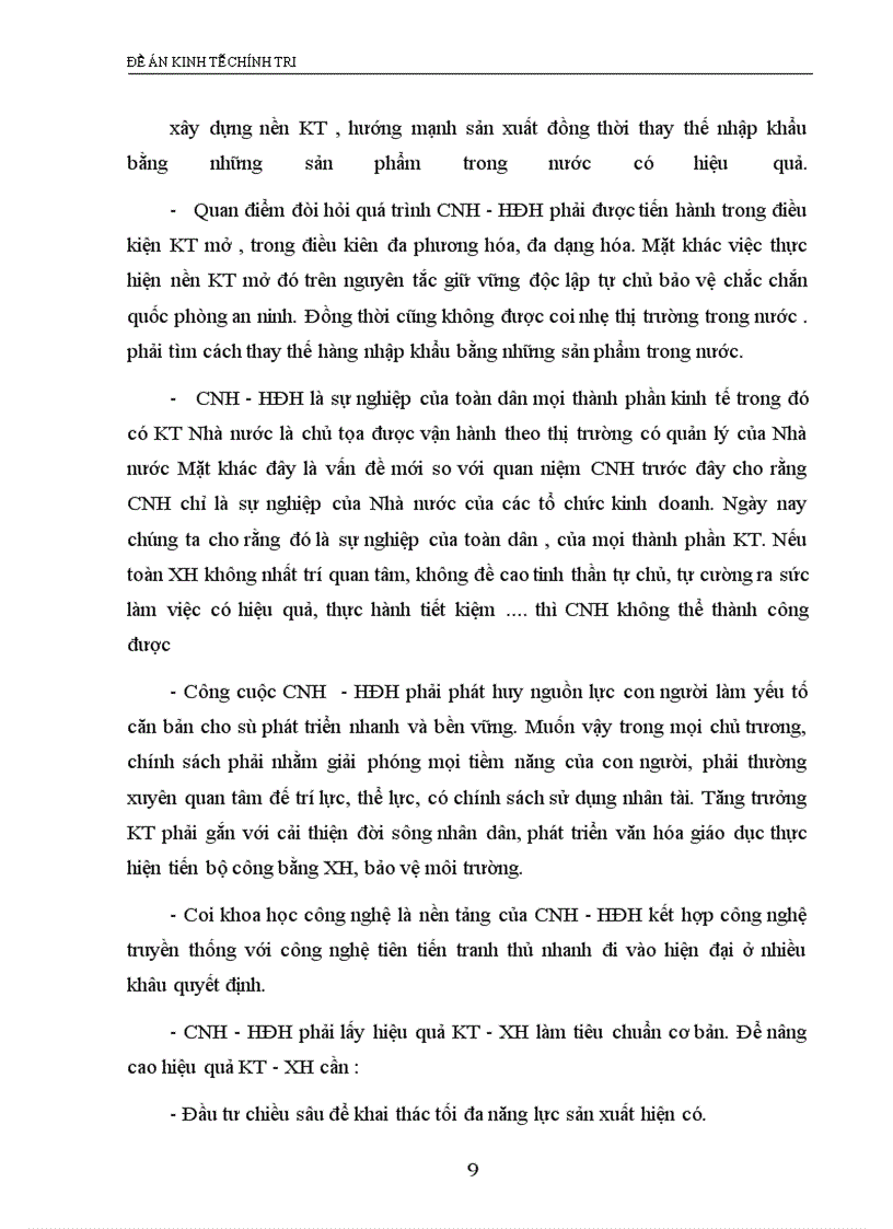 image for page Thực chất của CNH-HĐH