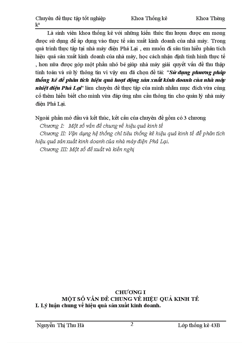 image for page Sử dụng phương pháp thống kê để phân tích hiệu quả hoạt động sản xuất kinh doanh của nhà máy nhiệt điện Phả Lại