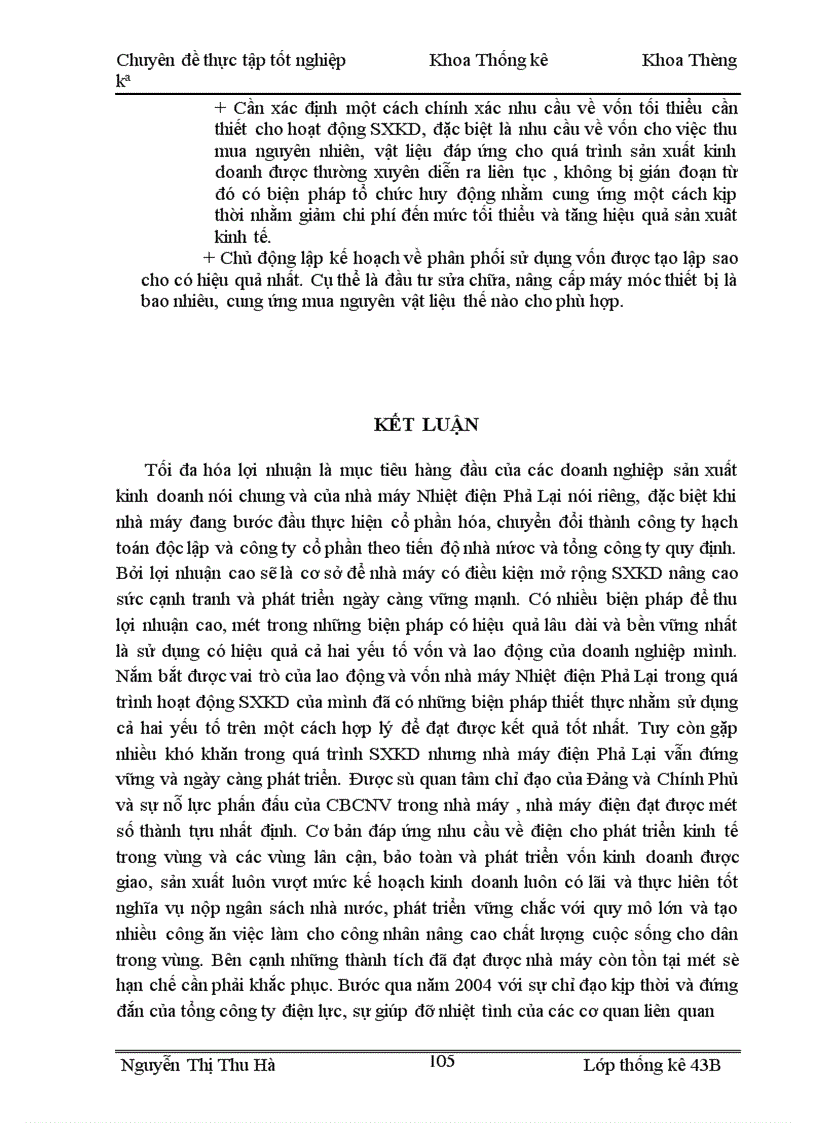 image for page Sử dụng phương pháp thống kê để phân tích hiệu quả hoạt động sản xuất kinh doanh của nhà máy nhiệt điện Phả Lại