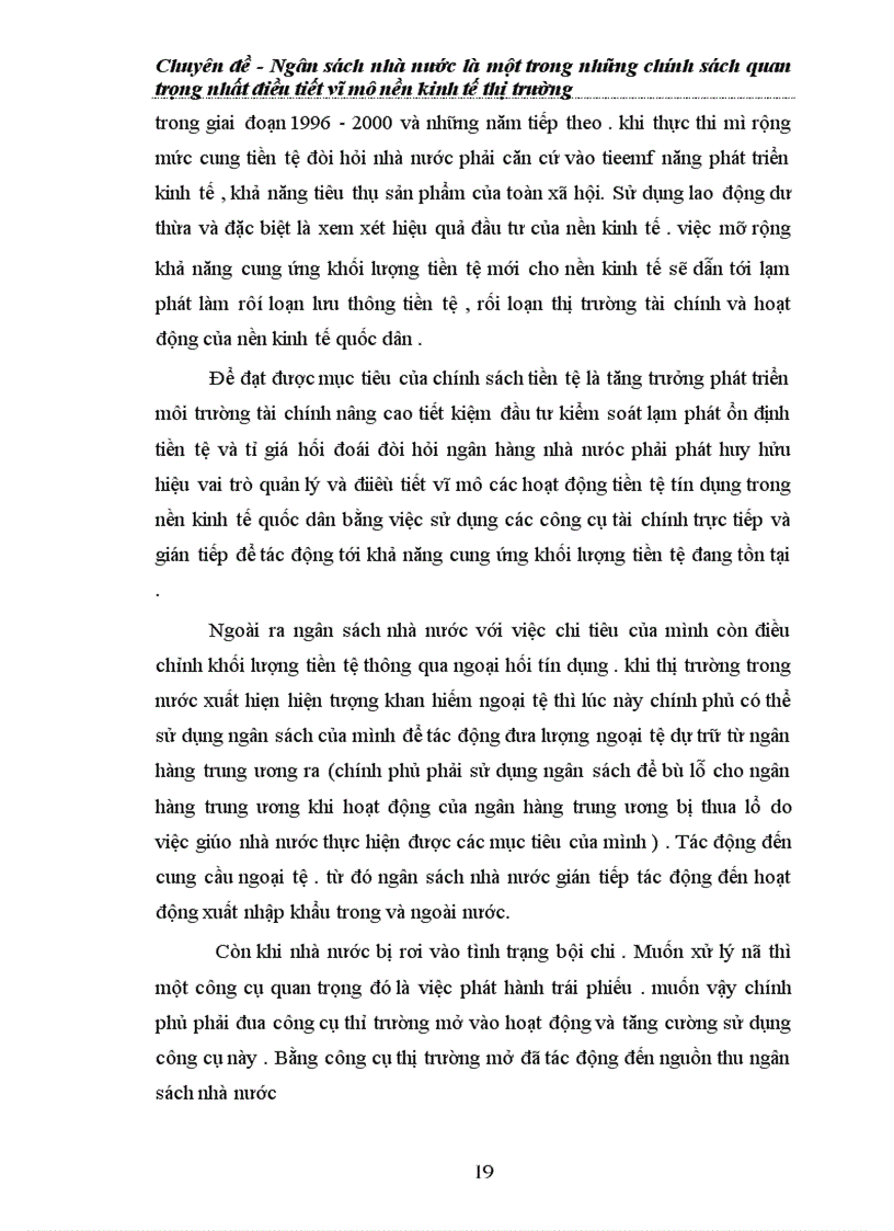 image for page Ngân sách nhà nước là một trong những chính sách quan trọng nhất điều tiết vĩ mô nền kinh tế thị trường