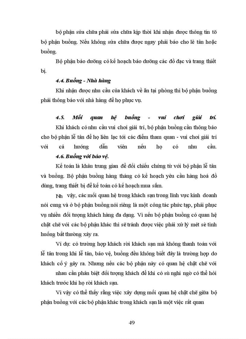 image for page Nghiệp vụ phục vụ buồng tại khách sạn