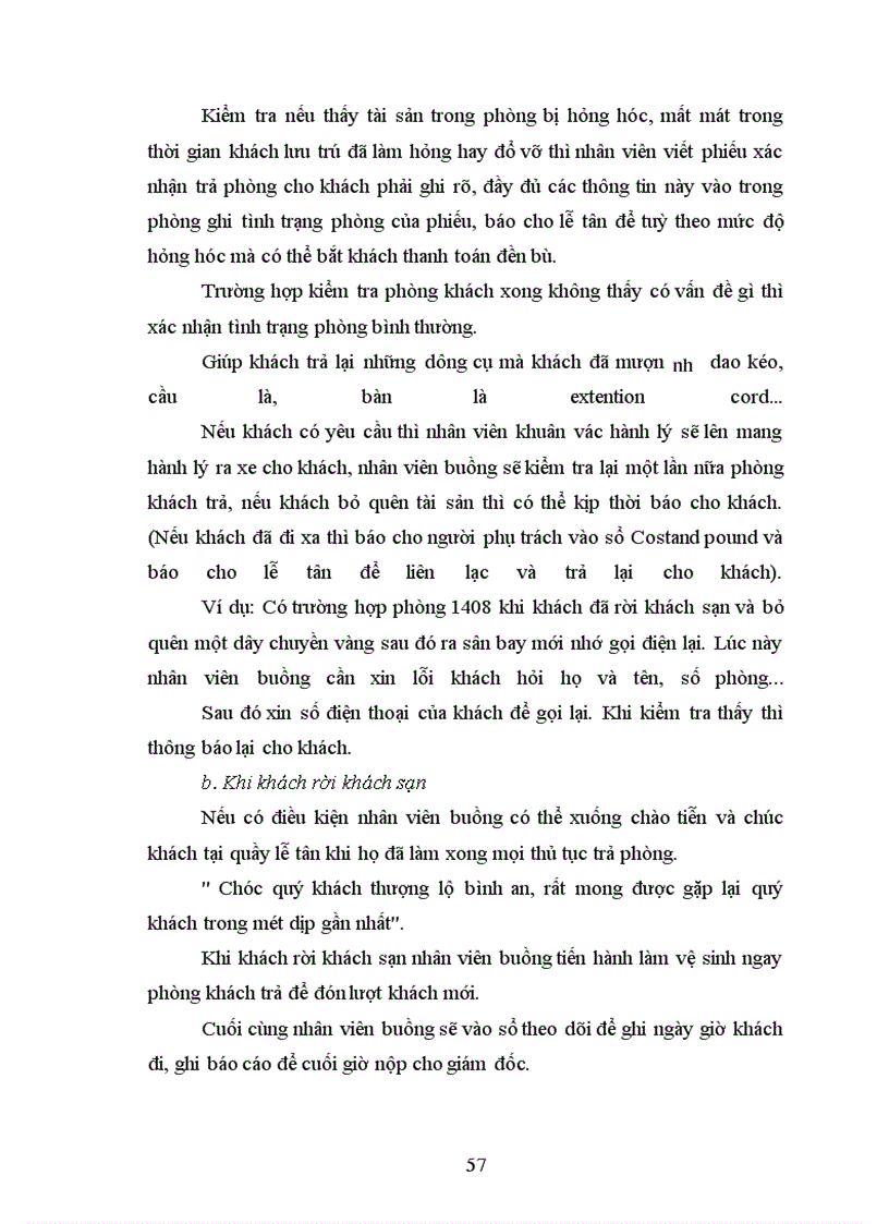 image for page Nghiệp vụ phục vụ buồng tại khách sạn